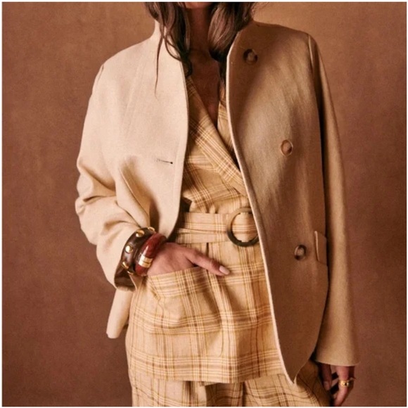 Sezane Jackets & Blazers - SEZANE Manteau Kalvin Coat Size‎ 42 / 10 NWT